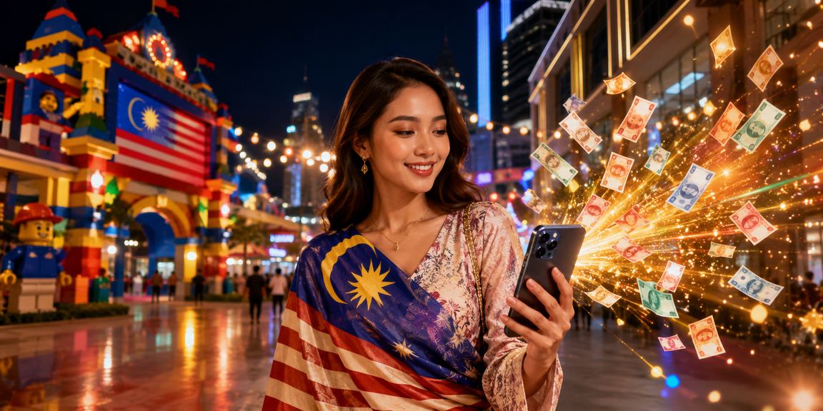 Pengguna Malaysia menikmati bonus cashback melalui aplikasi mudah alih